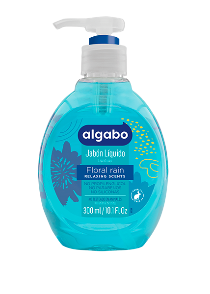 ALGABO Jabon Liq. 300ml Floral Rain (12)