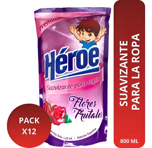 HEROE Suav. 900ml F. Frutales x12