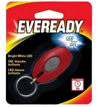 Lint. Eveready llav.led Keychain
