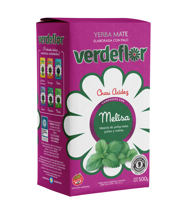 Yerba Verdeflor x500gr x12 Melisa