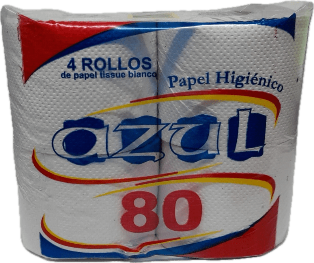 EB Higienico Azul 4x80m blanco x10