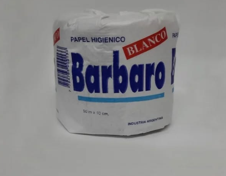 EB Higienico Barbaro 1x50 blanco x48