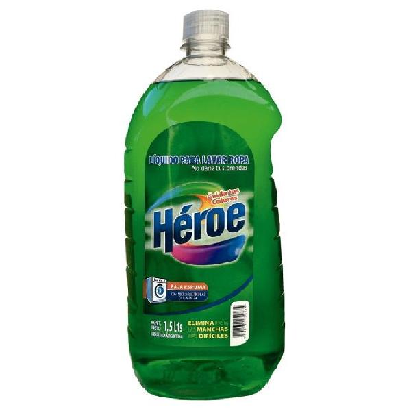 HEROE Jabon Liq. Ropa 1500ml Clas. x6