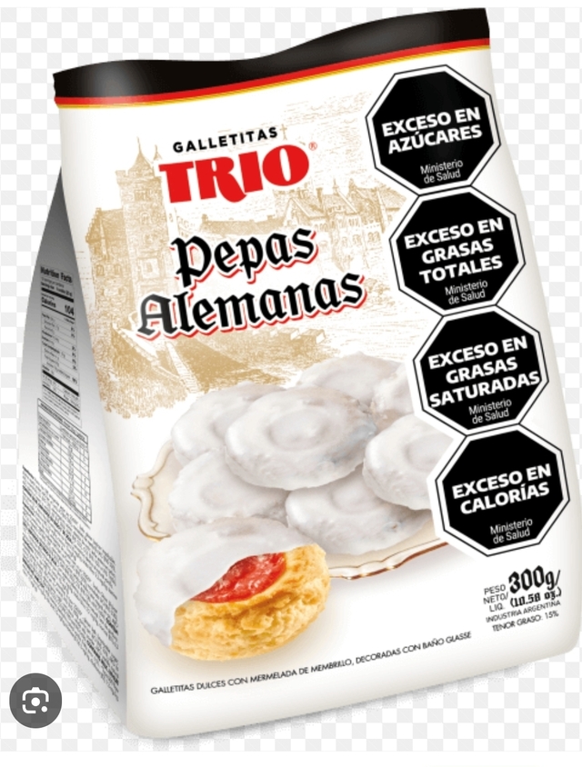Trio x10 Pepas Alemanas x500grs