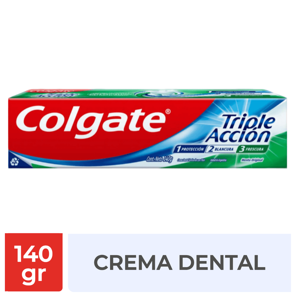 QM Crema dental Colgate 3Acc. 140gr x12