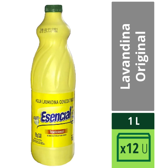 ESENCIAL Lavandina Conc. 1L x12