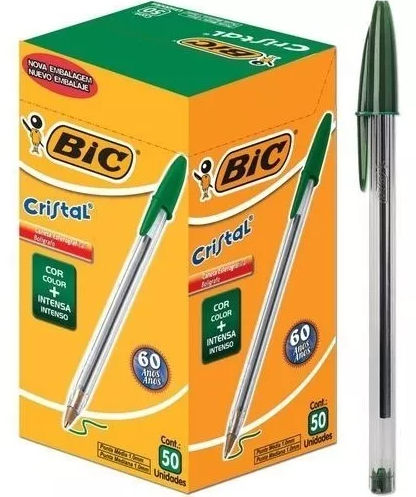 BIC Bol. Cristal T/G Verde x50