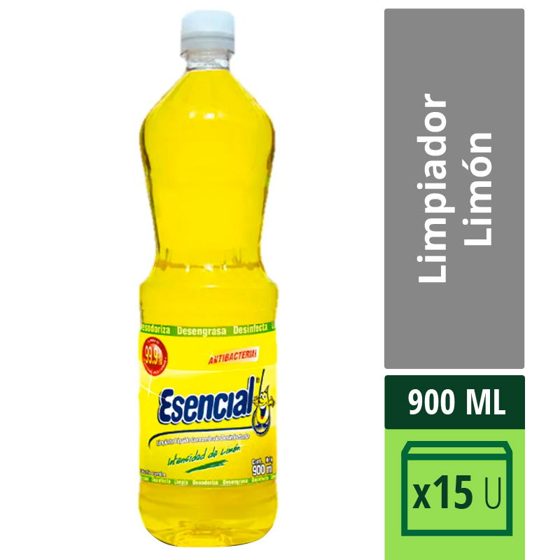 ESENCIAL Limp. 900ml Intensidad Limon x15