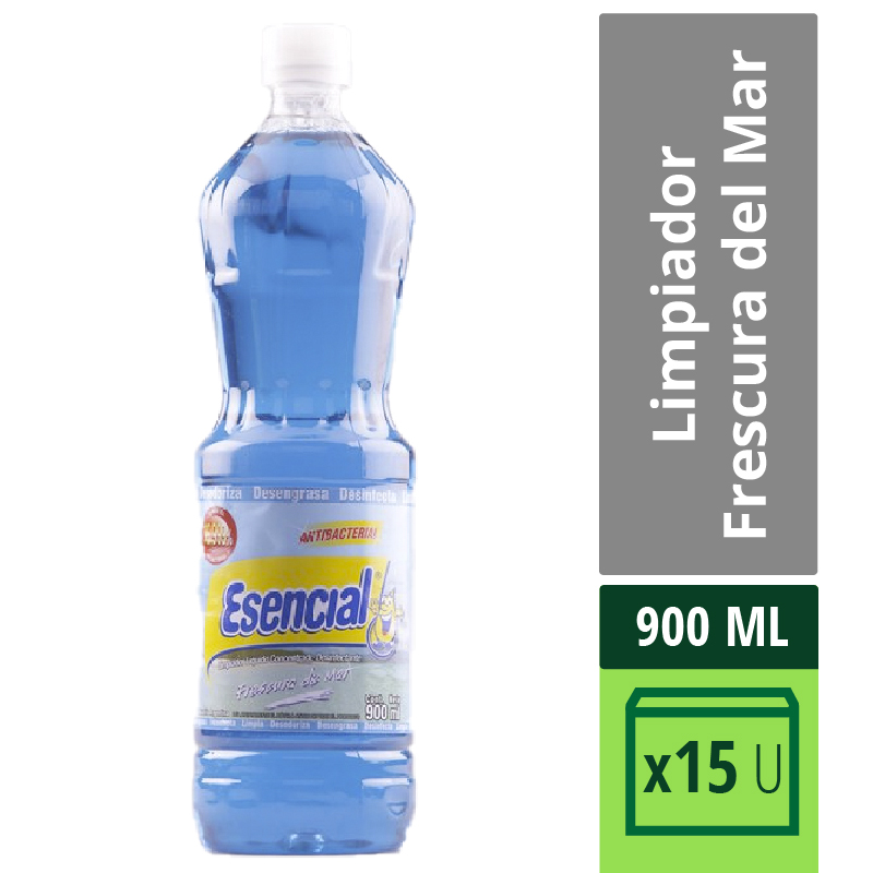 ESENCIAL Limp. 900ml Frescura Mar x15