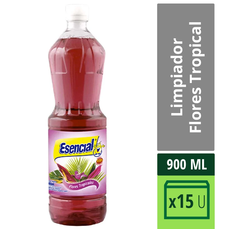 ESENCIAL Limp. 900ml Flores Tropicales x15