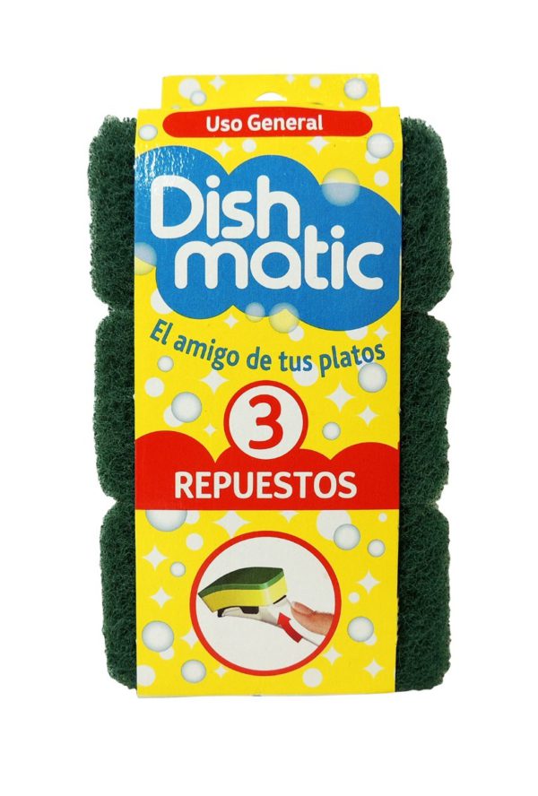 Esp.Fibra Repuesto x3 DISHMATIC