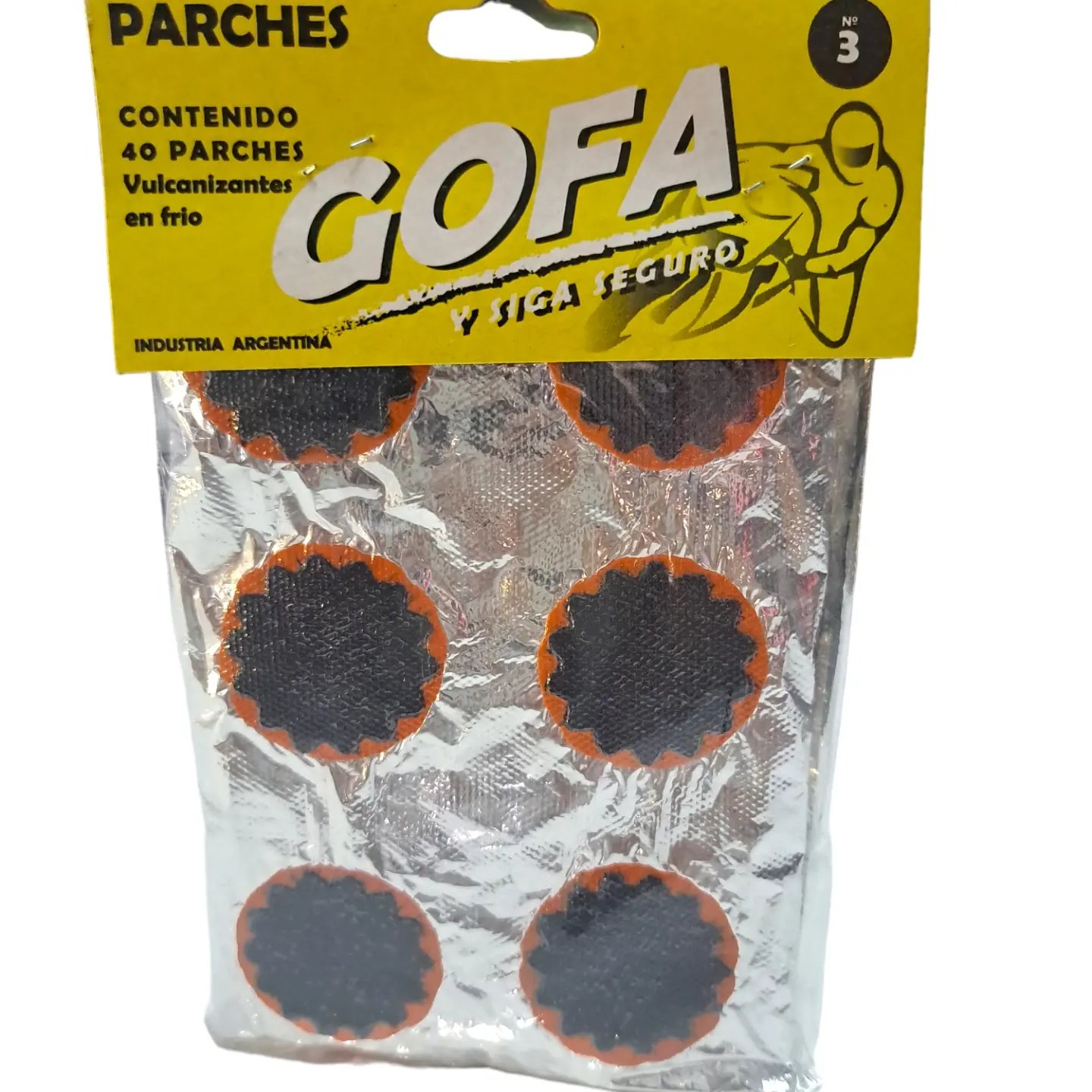 Gofa Parche Bolsa N°3 x40