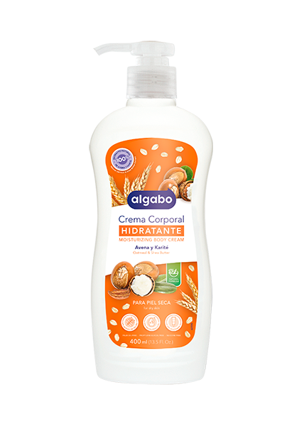 ALGABO Crema Corp. 400ml c/val Ave.&Karite (12)