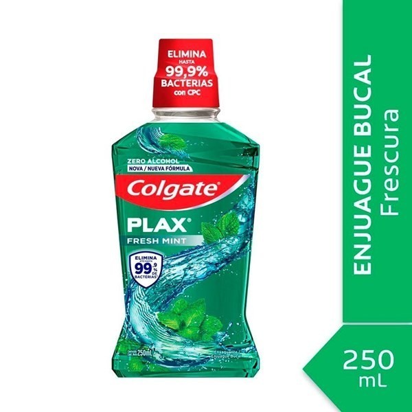 QM Colgate Enj/Bucal Plax F Mint 250ml (12)