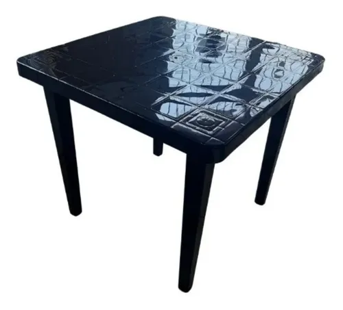 FL Mesa Cuadrada 78x78cm Negra