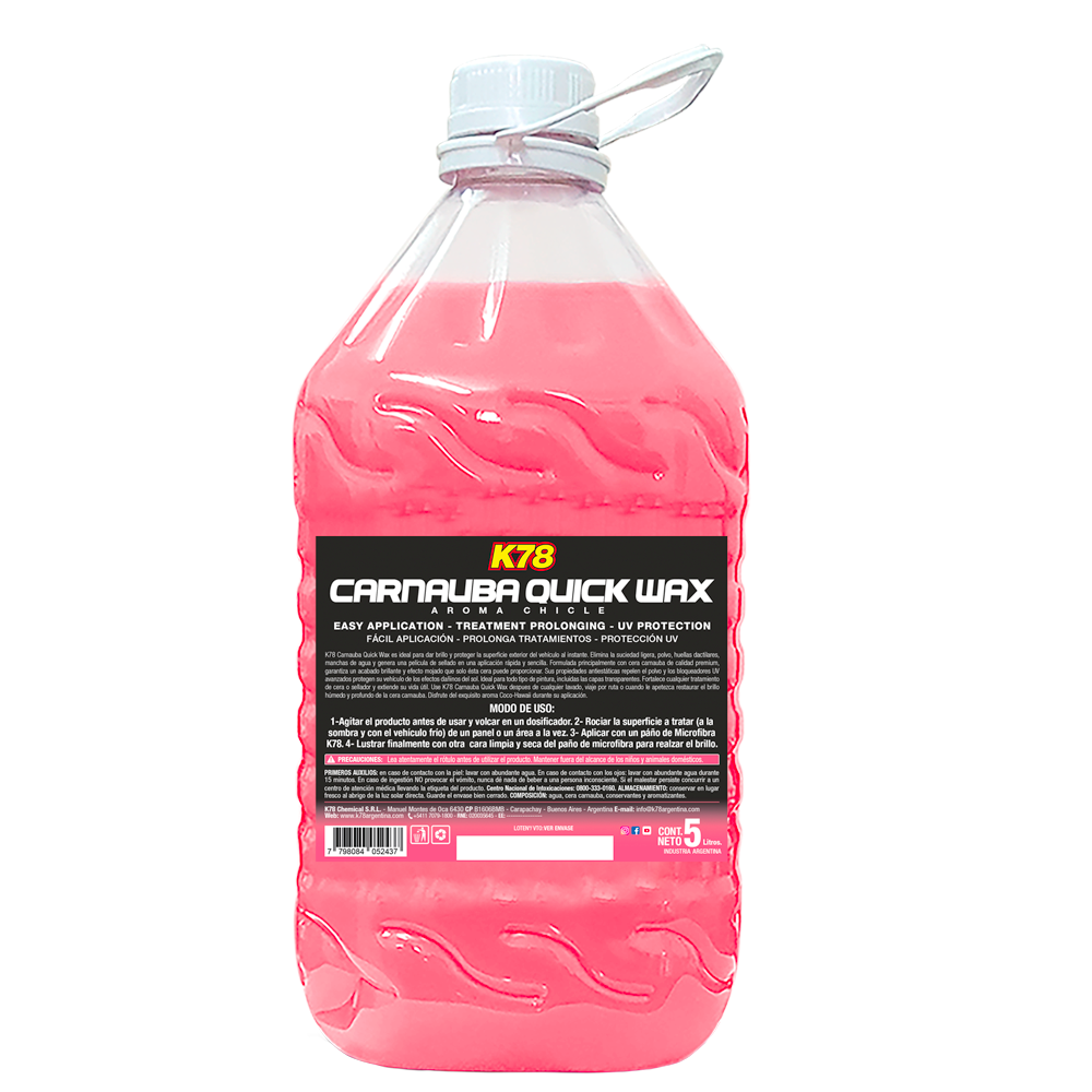 K78 Cera Carnauba QUICK WAX 5L