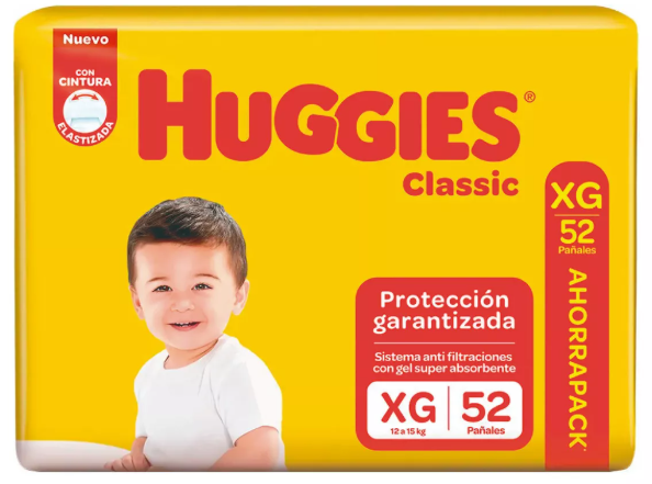 Pañal HUGGIES XG (10)