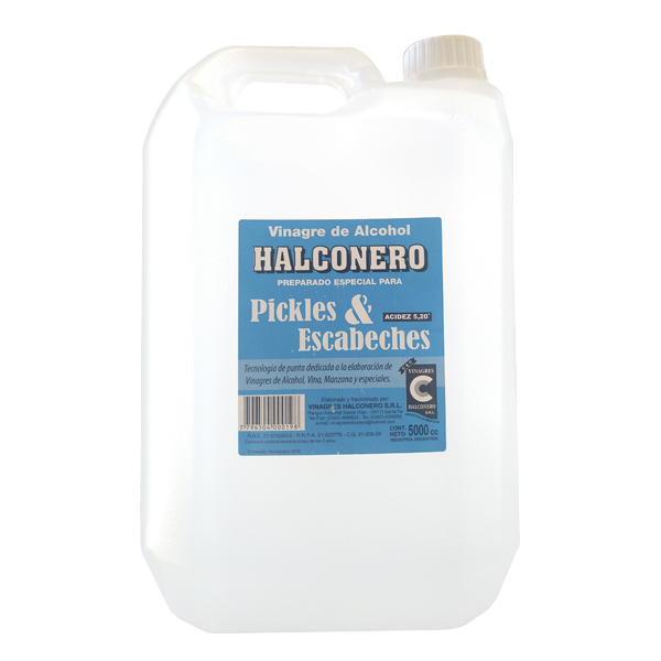 Vinagre Halconero Alcohol 5L x3