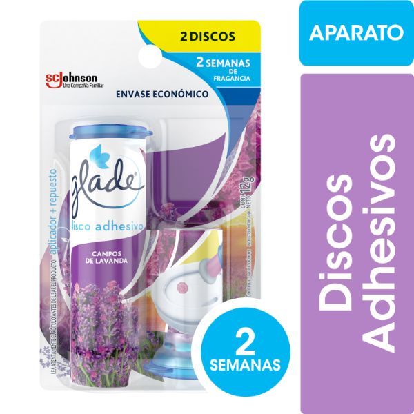 Glade Discos Lavanda Full (12)