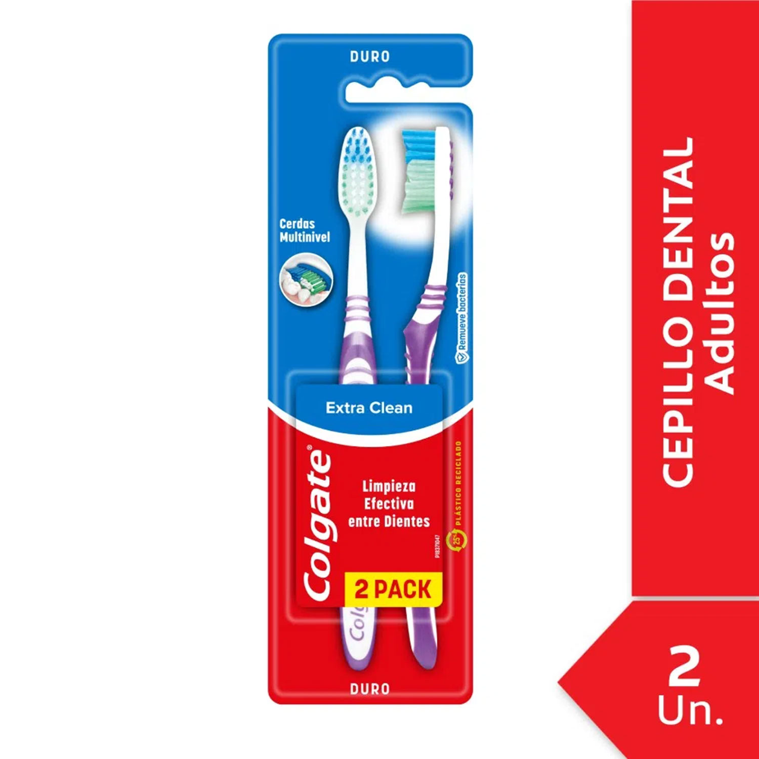 QM Colgate Cepillo dientes x2u Duro E.Clean x12