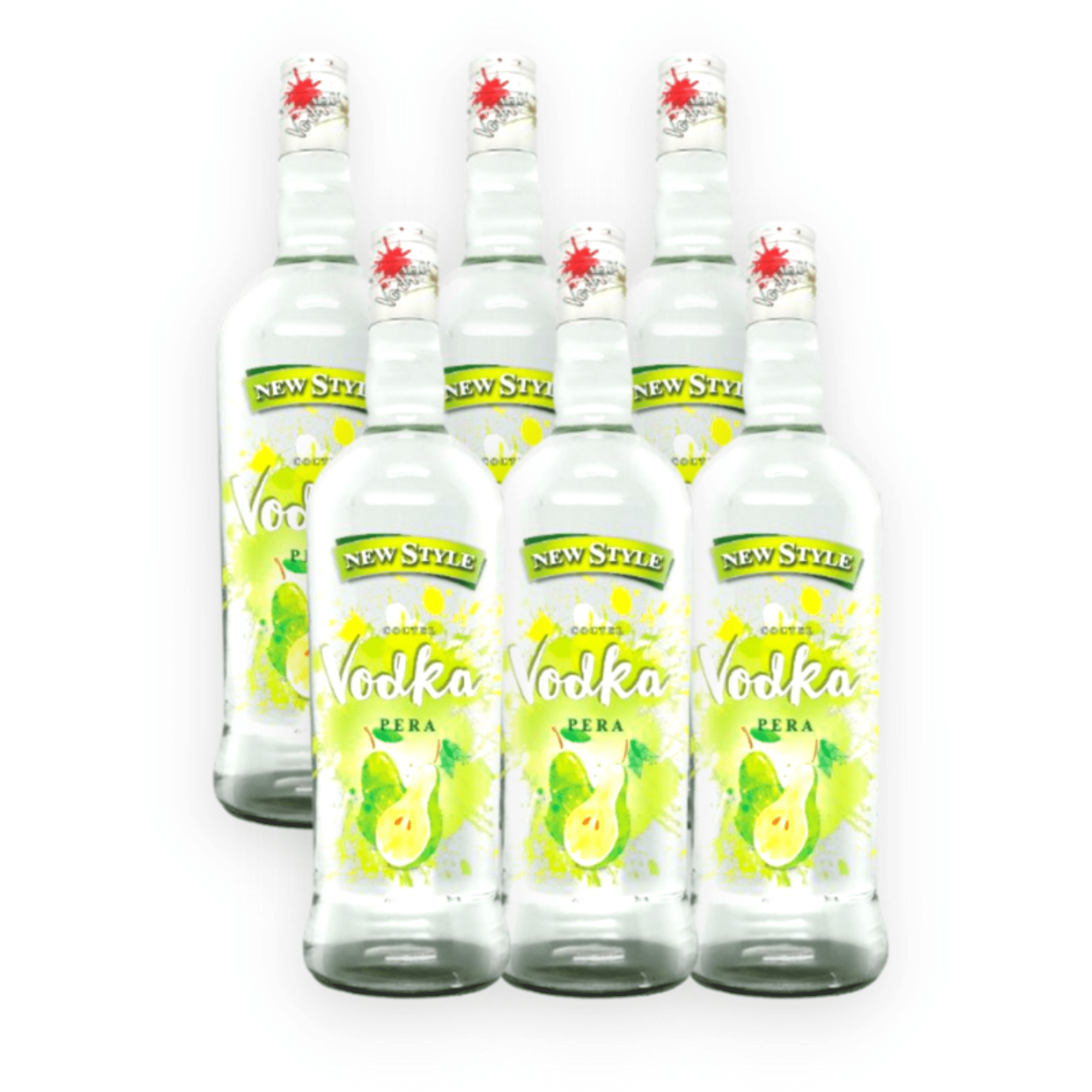 C.Arg.Vodka Pera New Style 1000cc x6
