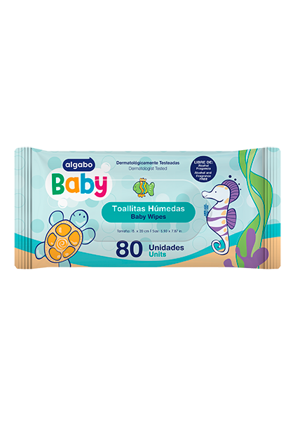 ALGABO Baby T/Humeda Wipes x80 (24)