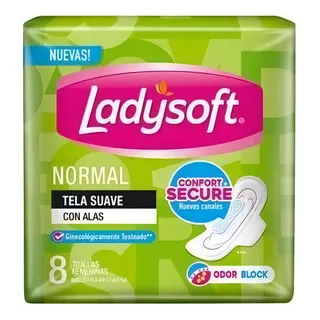 Toallitas Ladysoft verde x54