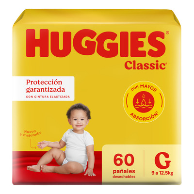 Pañal HUGGIES Classic Hiper x36 G
