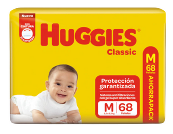 Pañal HUGGIES Classic Hiper x44 M