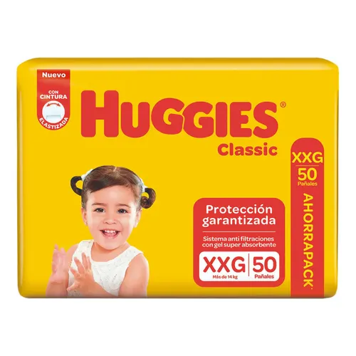Pañal HUGGIES Classic Hiper x26 XXG