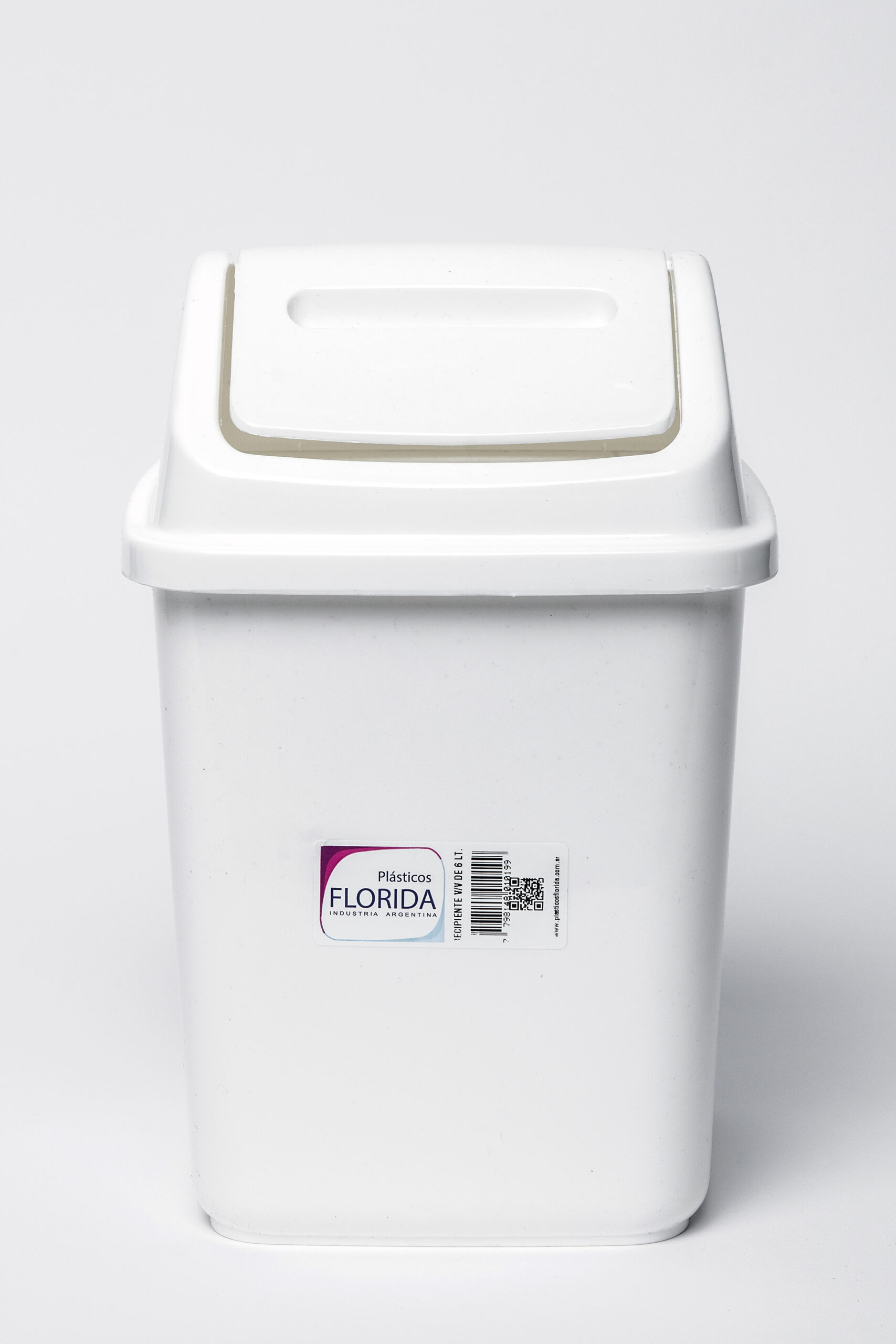 FL Tarro Residuo Tapa V/V  6 Lts (50)