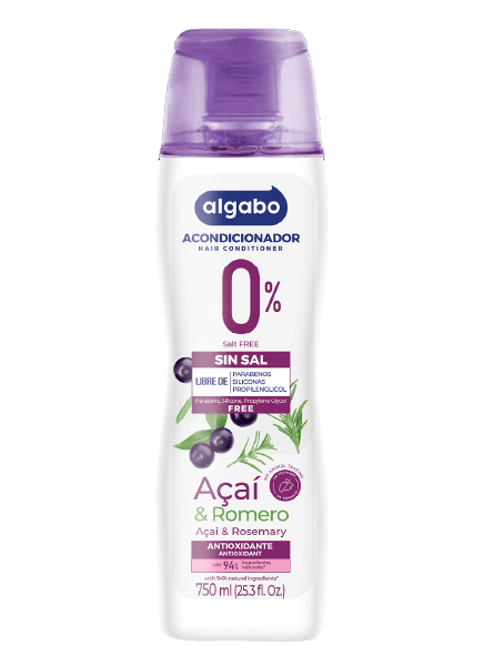 ALGABO 750ml 0% sal Ac. Acai & Romero x15