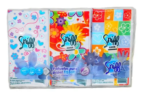 CAJA Pañuelo SNIFF Bundle 6u x48