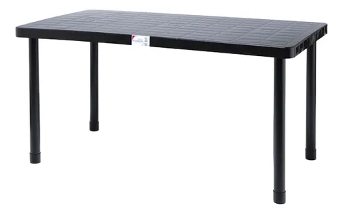 FL Mesa Rect.Reforz.75x140 Negra