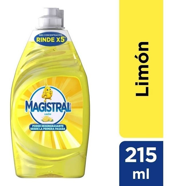Detergente Magistral 215ml Limon x21