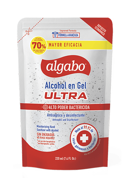 ALGABO Alcohol Gel Ultra 220ml (18)