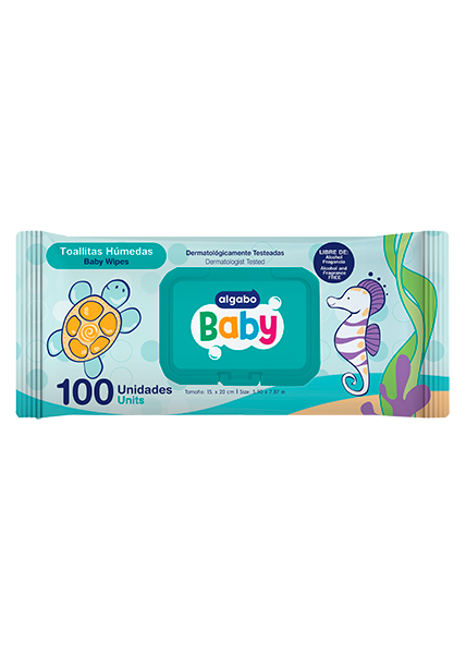 ALGABO Baby T/Hum. Wipes x100 C/T (18)
