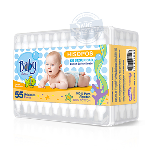 ALGABO Baby Hisopos Box 55u (24)
