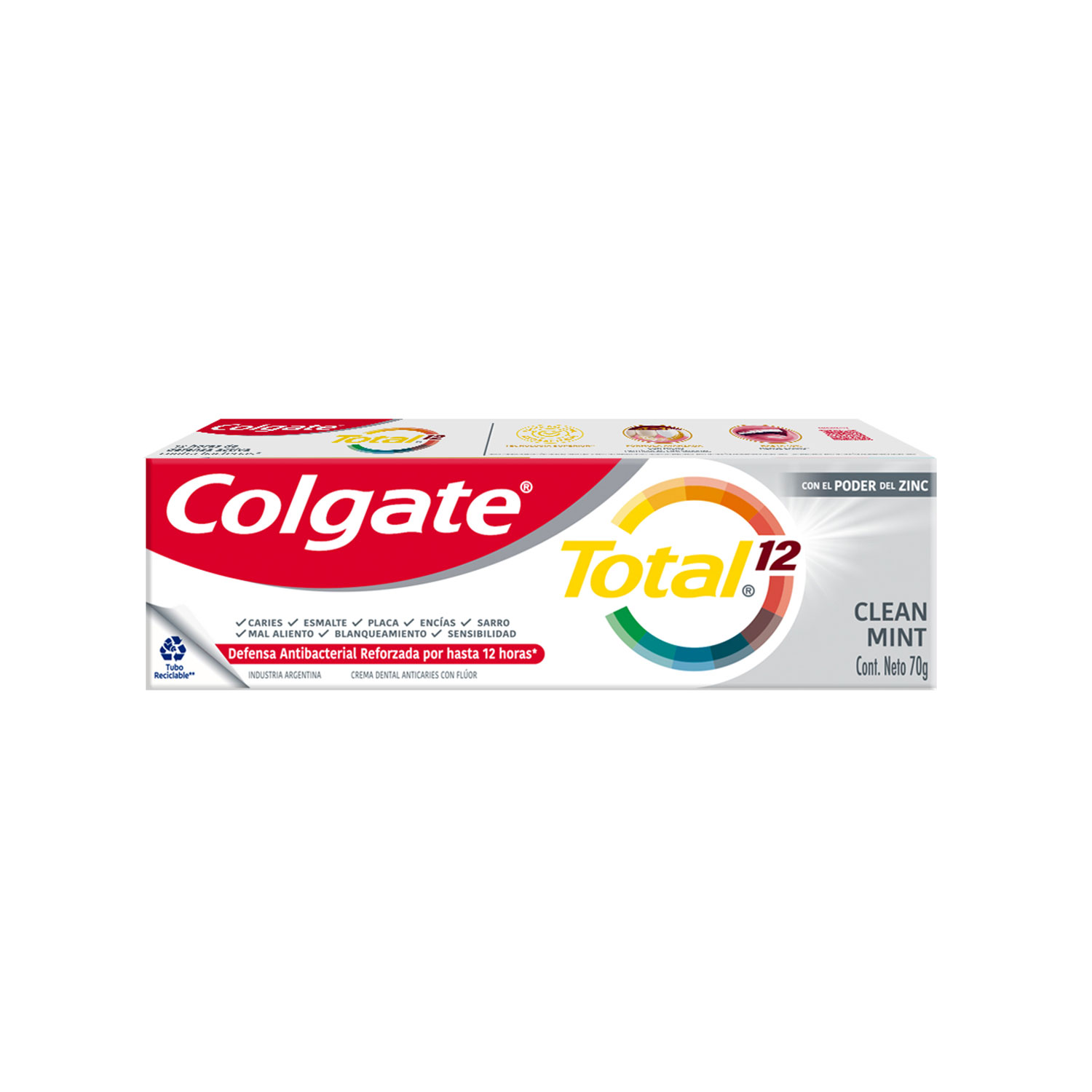 QM Crema dental Colgate T12 C Mint 70gr x12