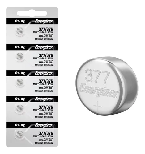 Pila Energizer 377/376 x5u Esp.Relojería (20)