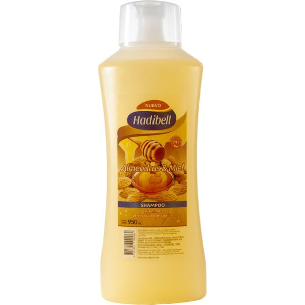 Hadibell 930ml Sh. Almendra y miel x12
