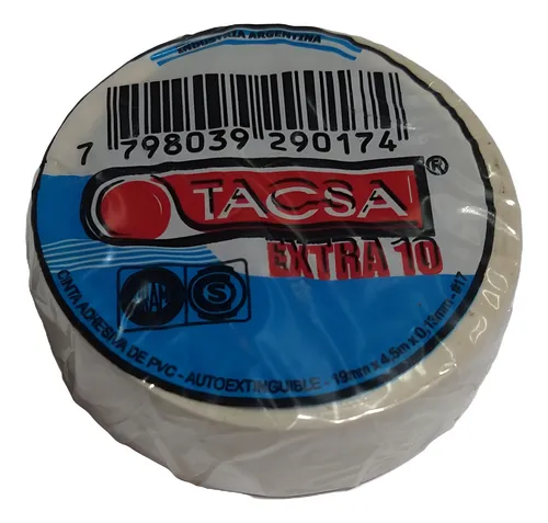 Cinta Aisladora Tacsa 5m x10