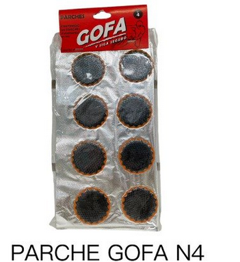 Gofa Parche Bolsa Nº4 x40