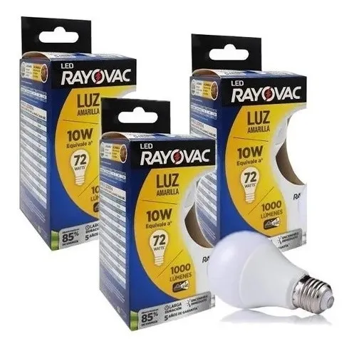Rayovac Lampara Led 10w x6