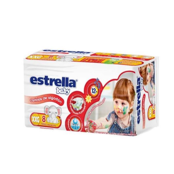 Estrella Pañal Reg. 8u XXG x20