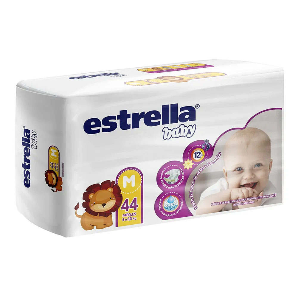 Estrella Pañal HiperPack 44u x4 M