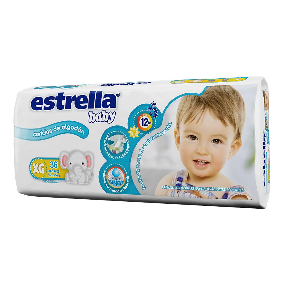 Estrella Pañal HiperPack 36u x4 XG