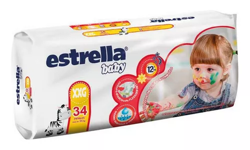 Estrella Pañal HiperPack 34u x4 XXG
