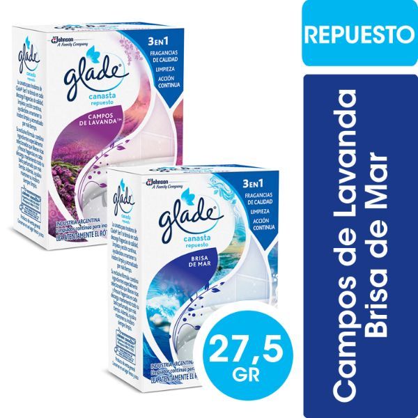 Glade Canasta Econo. Rep. Inodoro x24