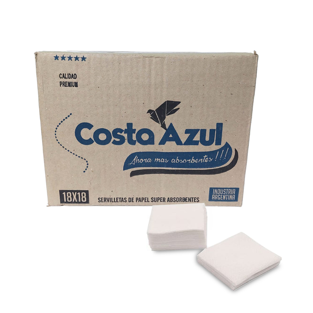 Desc. Servilleta 18x18 tissue Costa Azul